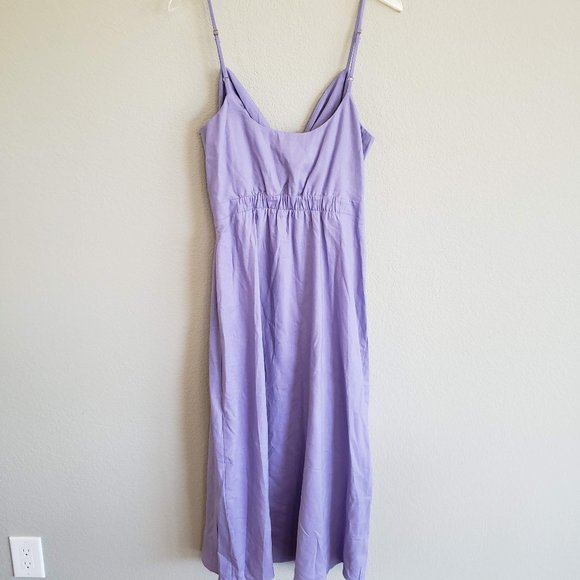SMYM Moby Tie Maxi Midi Dress Lilac XL - Picture 5 of 9